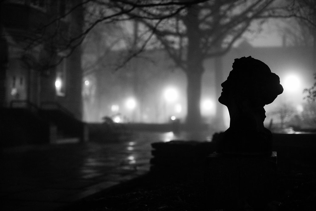 Storrs Campus at Night